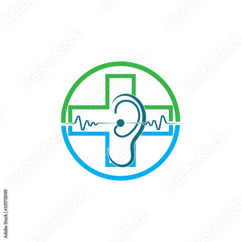 ear logo and symbols vector app icons © Sunar