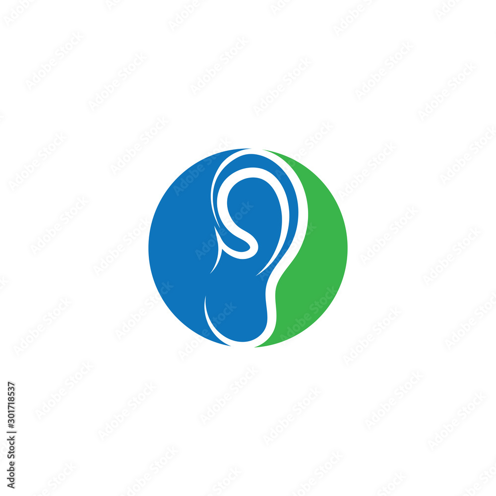 ear logo and symbols vector app icons ear logo and symbols vector app icons