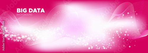 Pink Flow Particle Pattern....