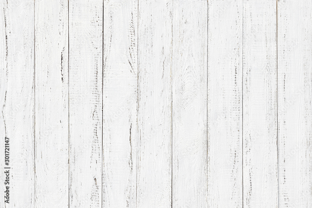 Obraz premium white wood texture background, natural pattern