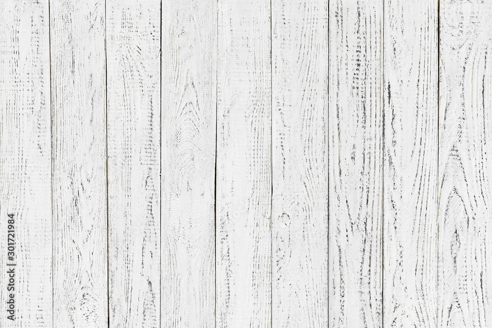 Obraz premium white wood texture background, natural pattern