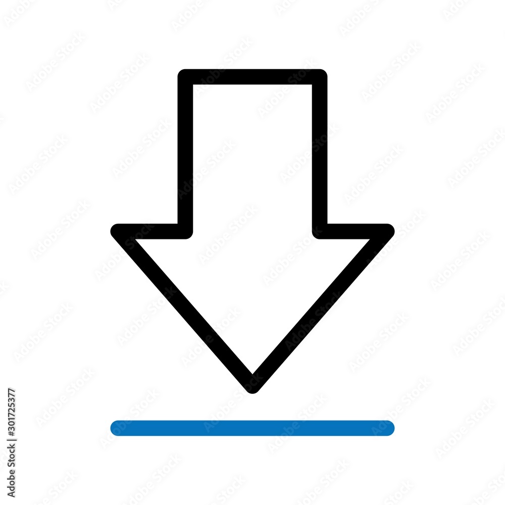 Download Icon With White Background Download Icon With White Background