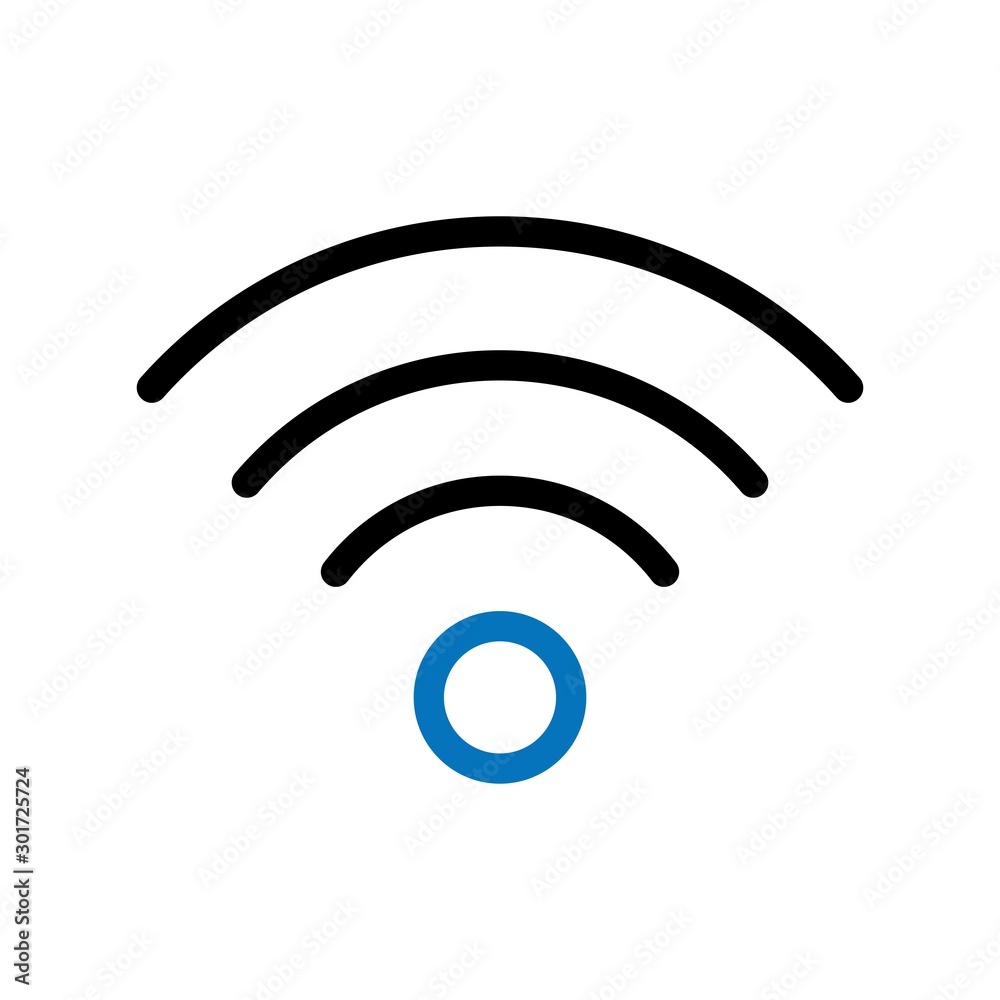 Wifi Signal Icon With White Background Wifi Signal Icon With White Background
