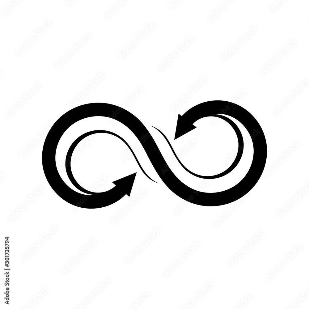 infinity logo and symbol template icons vector
