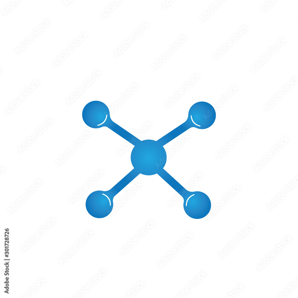 Molecule vector illustration design Molecule vector illustration design