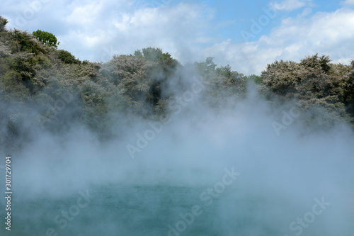 Rotorua Neuseeland heiße Quellen und Geysire