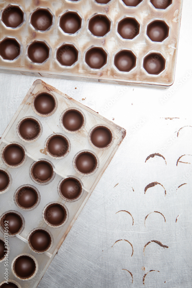 Fototapeta premium Silicone mold for making chocolate