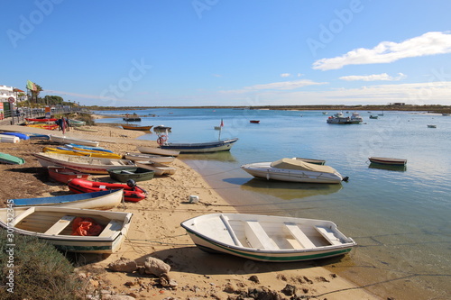 Tavira in Portugal Strandhütten