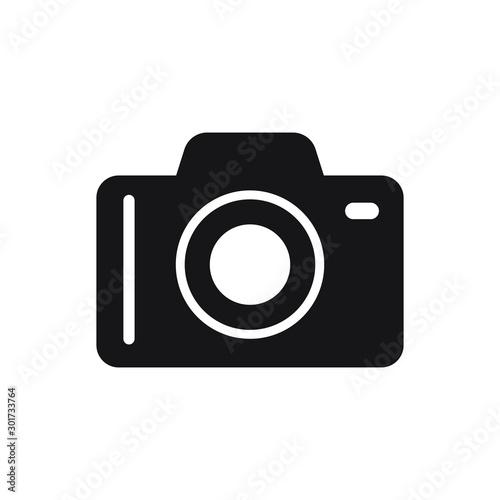 Photo camera vector icon isolated