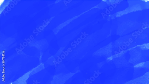 Blue watercolor background for your design, watercolor background concept, vector.