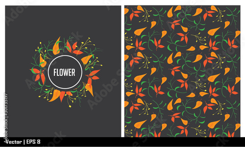 flower frame background design  for invitation wedding,word,photo booth ,  baby shower , card ,birthday ,party