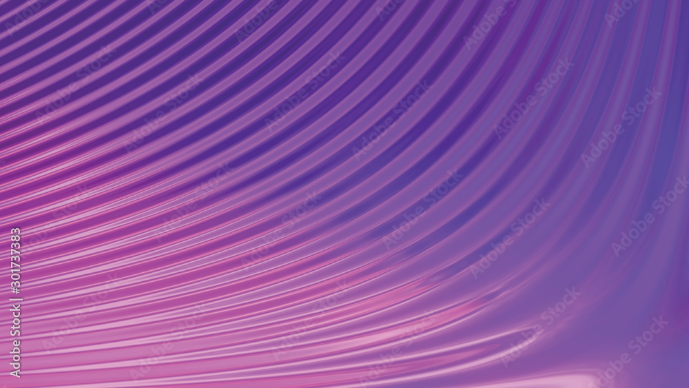 Fototapeta premium Cool 3D background with abstract ripples.