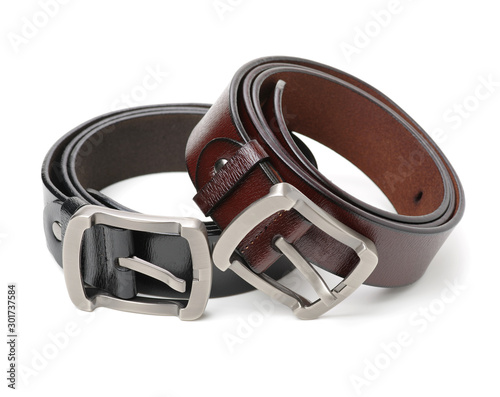 Konstfotografi belts on a background. belts. belts on background
