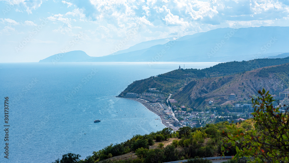 Ayu-Dag mountain in Gurzuf, Crimea, Travel during Summer