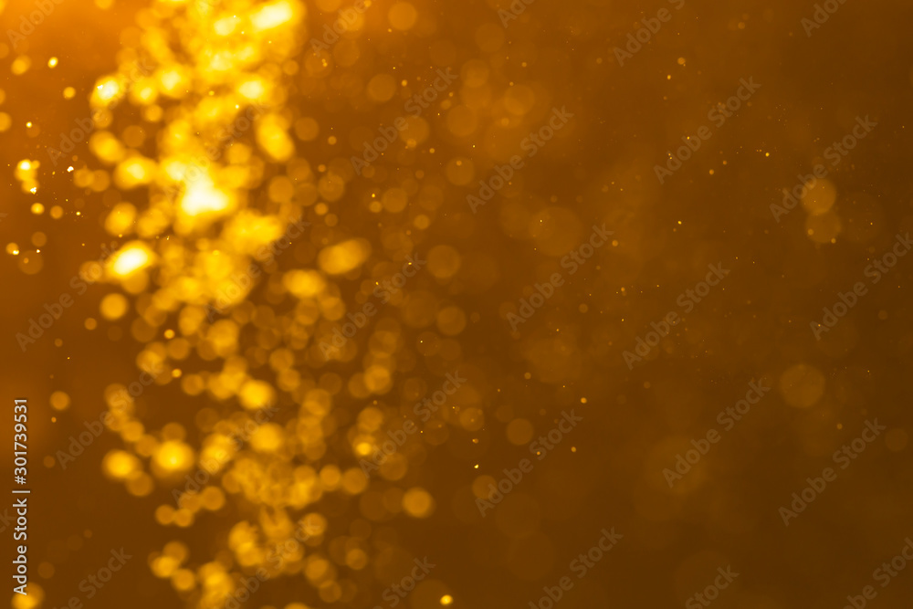 Abstract Yellow bokeh Background Abstract Yellow bokeh Background