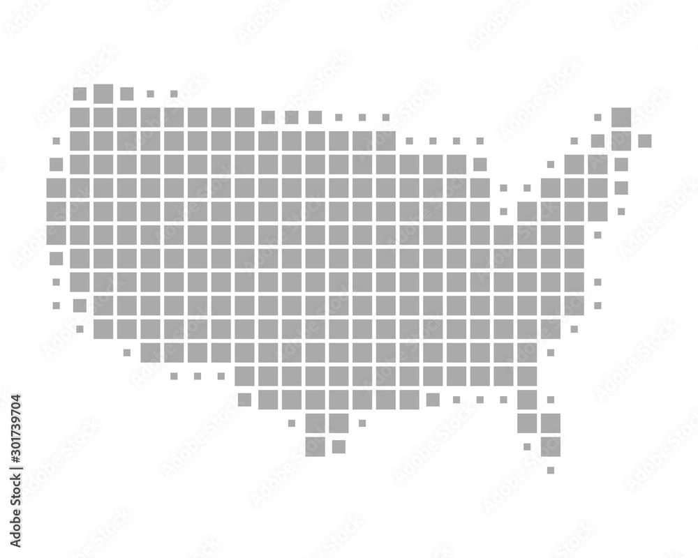 Karte der Usa