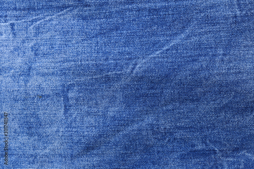 Retro color tone of blue denim jeans fabric texture for background website fashion design or backdrop product. -Image