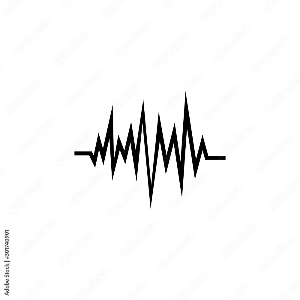 Sound wave logo template vector icon illustration Sound wave logo template vector icon illustration