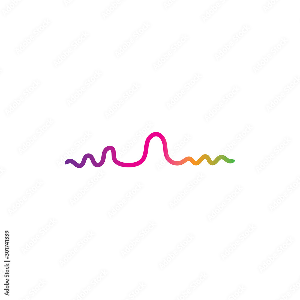 Sound wave logo template vector icon illustration Sound wave logo template vector icon illustration
