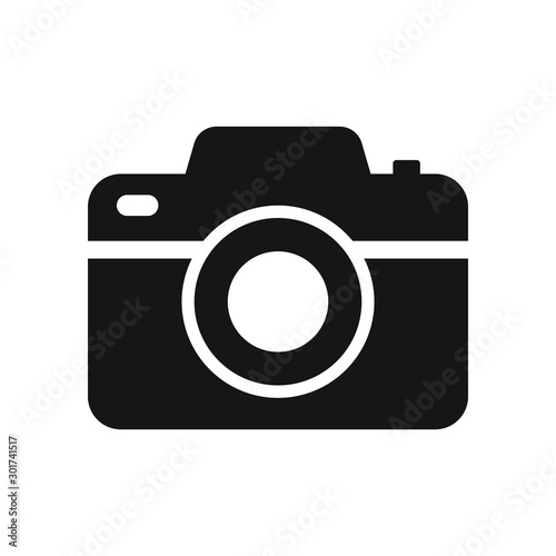 Photo camera vector icon isolated photo