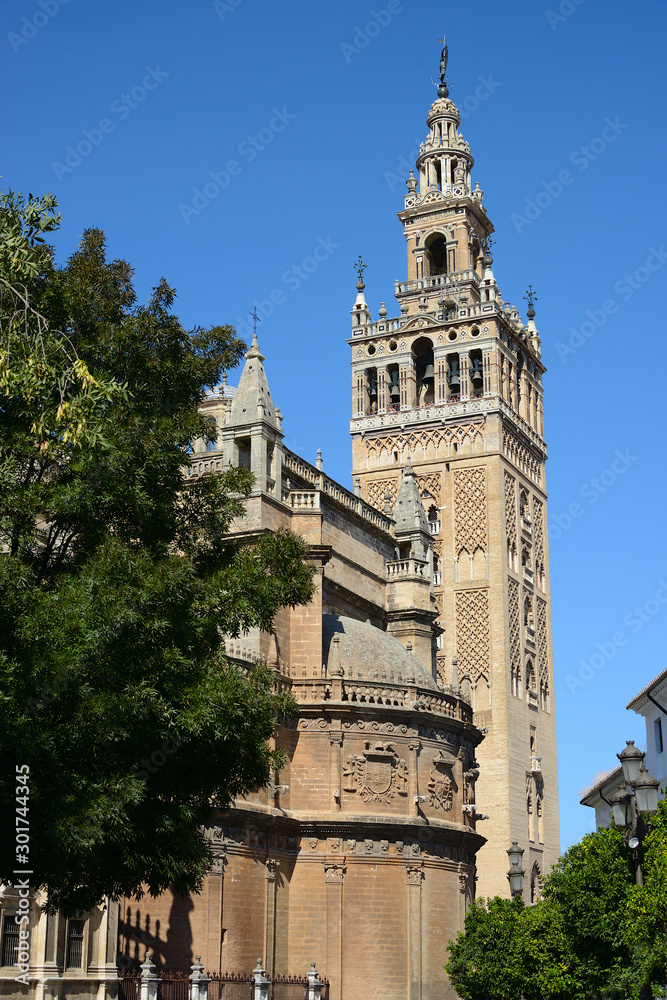 Stunning view of Sevilla Catedral, Andalusia, Spain
