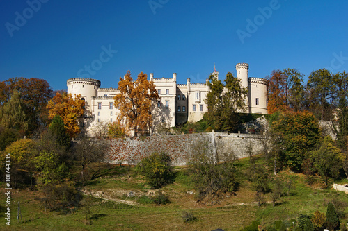 Blick auf Schloss Wolfsberg in Kärnten