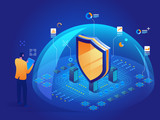 Cybersecurity malware security program Data secure