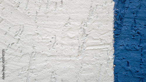 Plaster stripe white stripe blue textured, abstract background