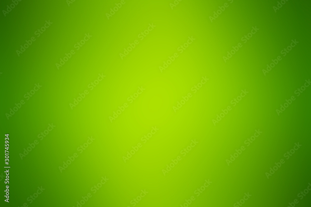 green gradient background / abstract blurry fresh green background - obrazy, fototapety, plakaty 