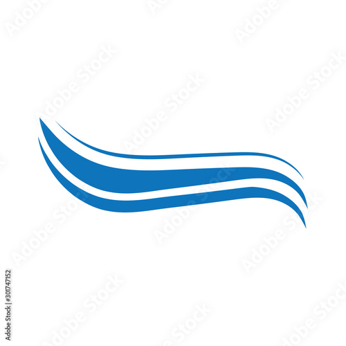 Free Download Water Wave symbol and icon Logo Template vector - GFXLoad