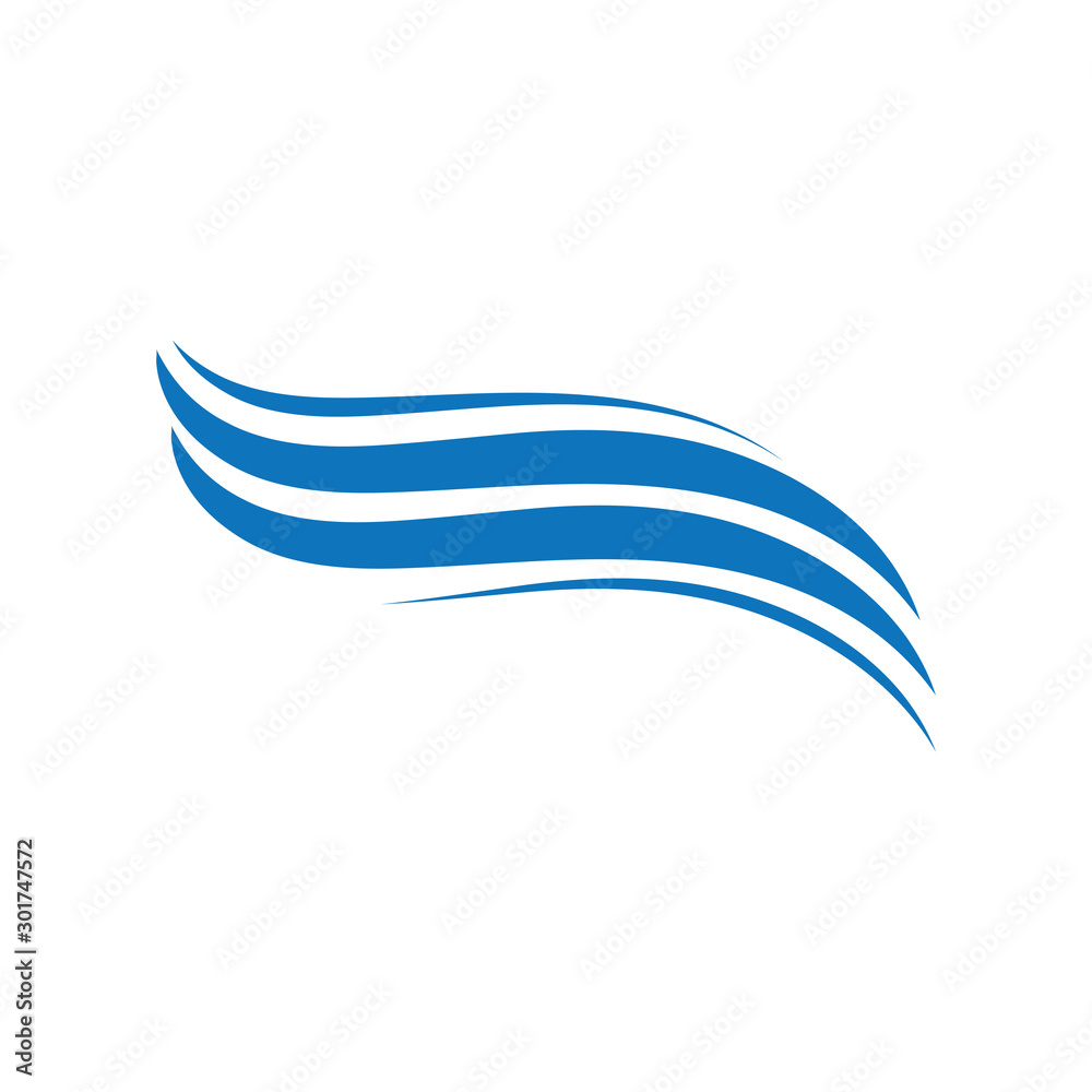 Water Wave symbol and icon Logo Template vector Water Wave symbol and icon Logo Template vector