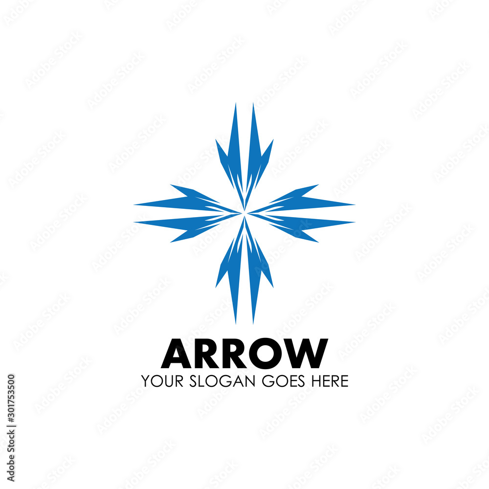 Obraz premium Arrow vector illustration icon