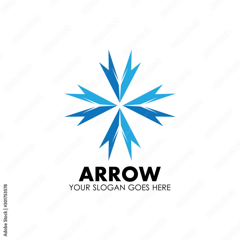 Arrow vector illustration icon Arrow vector illustration icon
