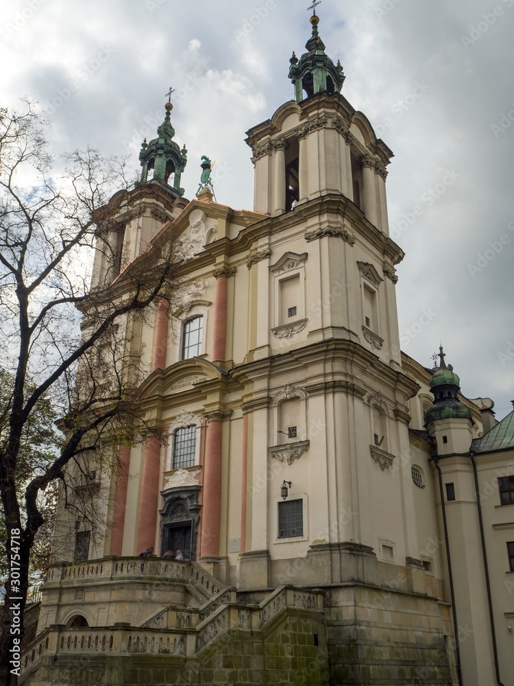Krakow, Poland, Church on the Rock, also called Skalka,