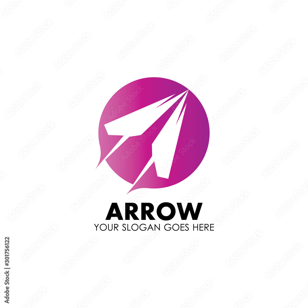 Arrow vector illustration icon Arrow vector illustration icon