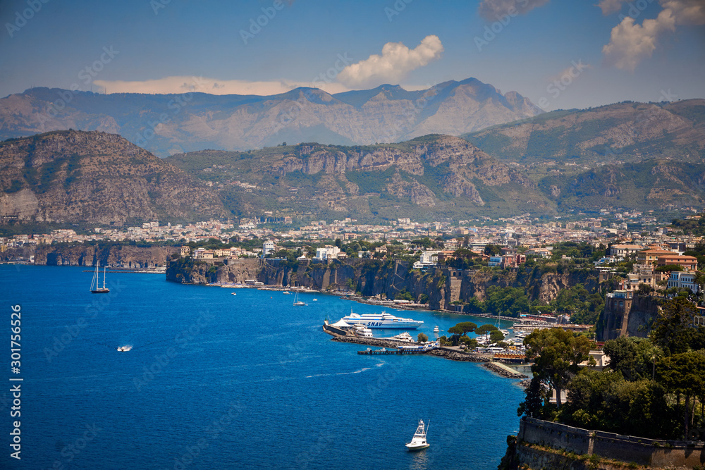 The cliffs of Sorrento Italy