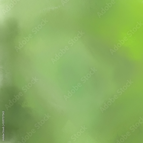square graphic format abstract dark sea green, dark olive green and yellow green colored diffuse painted background. can be used as texture, background element or wallpaper