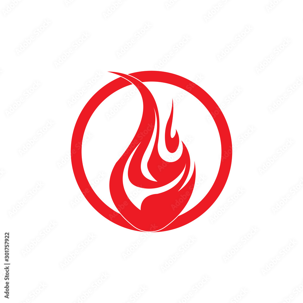 Fire flame vector illustration design template Fire flame vector illustration design template
