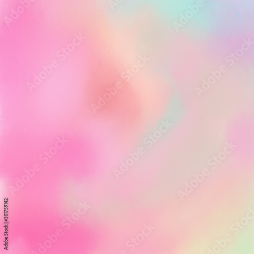 square graphic format diffuse painted texture background with baby pink, hot pink and pastel magenta color. can be used as texture, background element or wallpaper