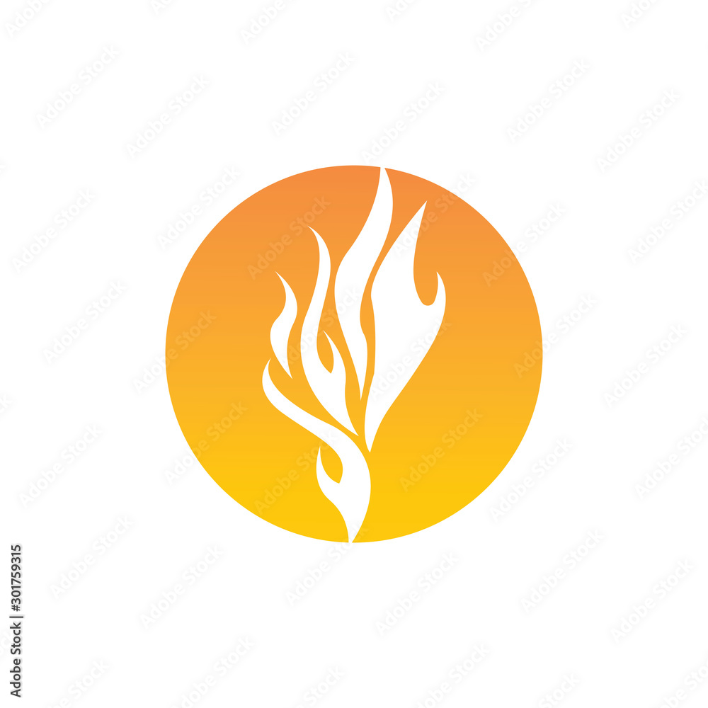 Fire flame vector illustration design template Fire flame vector illustration design template
