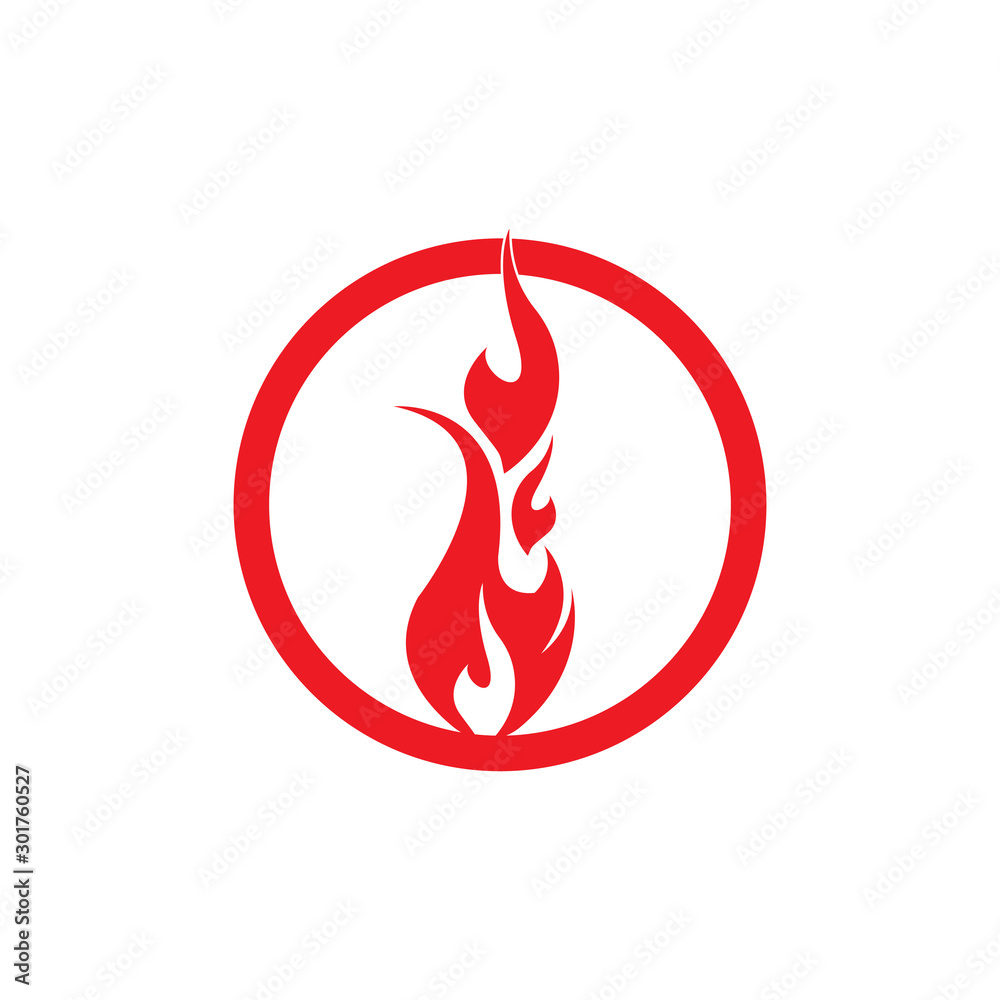 Fire flame vector illustration design template Fire flame vector illustration design template