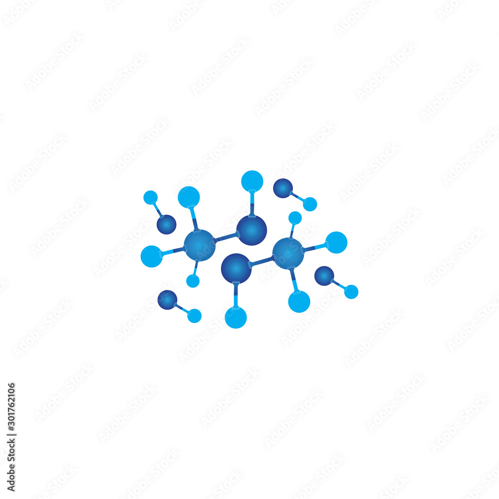 Molecule vector illustration design Molecule vector illustration design