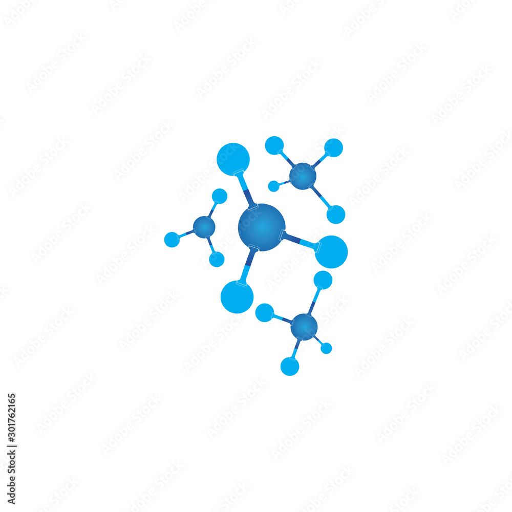 Molecule vector illustration design Molecule vector illustration design