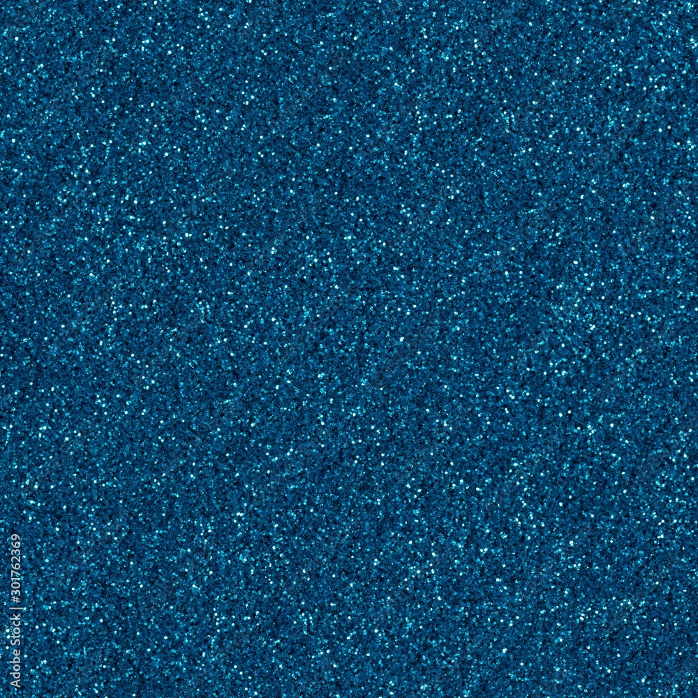 Elegant dark blue glitter, sparkle confetti texture. Christmas abstract