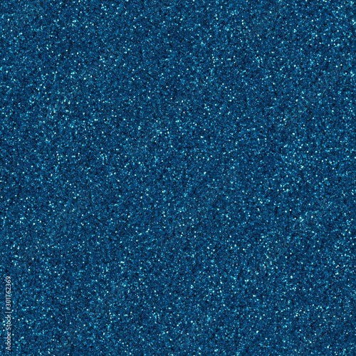 Elegant dark blue glitter, sparkle confetti texture. Christmas abstract background, seamless pattern.