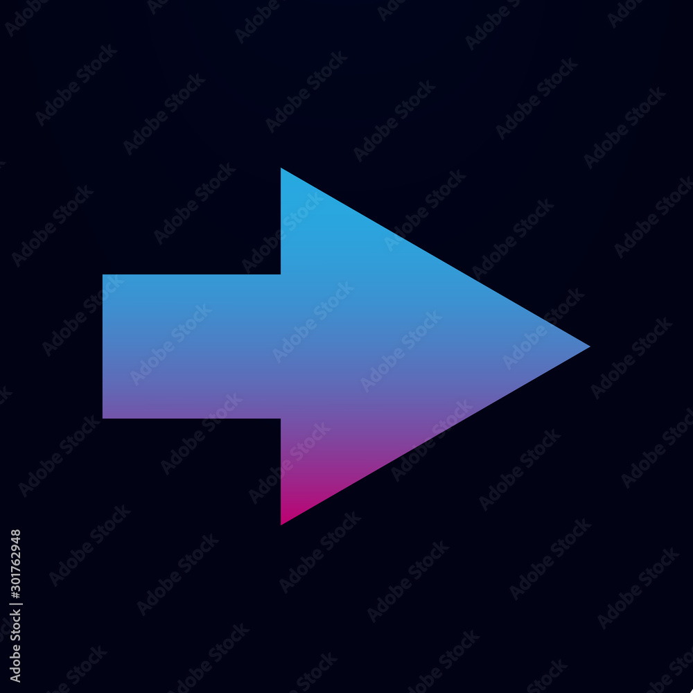 Arrow nolan icon. Simple glyph, flat vector of arrows icons for ui and ux, website or mobile application Arrow nolan icon. Simple glyph, flat vector of arrows icons for ui and ux, website or mobile application