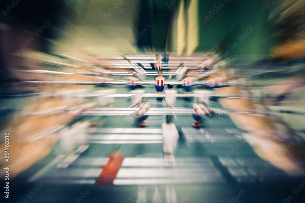 custom made wallpaper toronto digitalTable football or soccer game with zoom blur effect