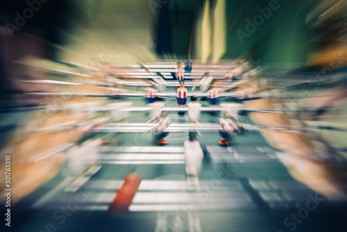 Wallpaper Mural Table football or soccer game with zoom blur effect Torontodigital.ca