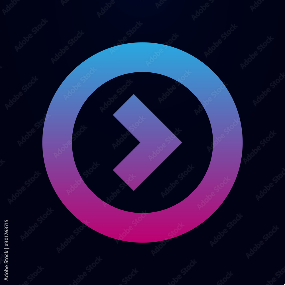 Arrow nolan icon. Simple glyph, flat vector of arrows icons for ui and ux, website or mobile application Arrow nolan icon. Simple glyph, flat vector of arrows icons for ui and ux, website or mobile application