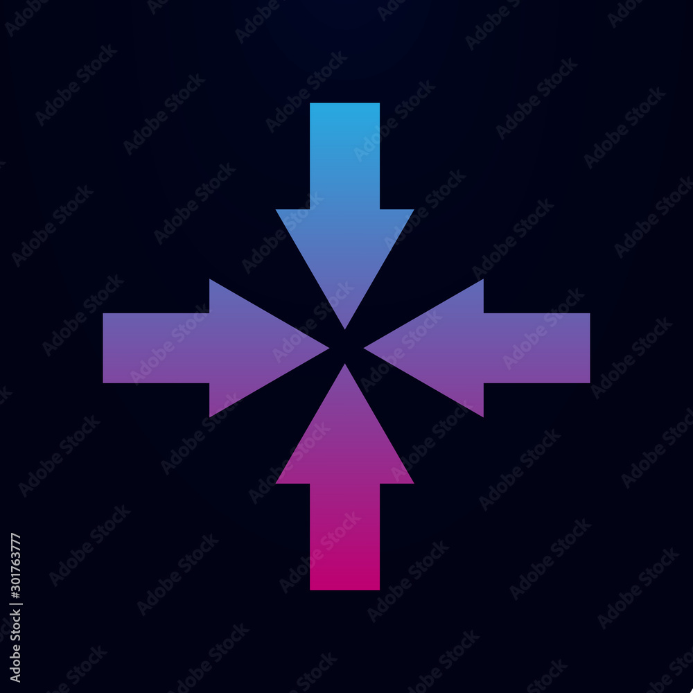 Arrow nolan icon. Simple glyph, flat vector of arrows icons for ui and ux, website or mobile application Arrow nolan icon. Simple glyph, flat vector of arrows icons for ui and ux, website or mobile application